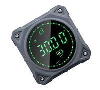 Wigearss Inclinomètre Numérique Rapporteur 2 * 180°, Rapporteur d'Angle Digital à 4 Faces Magnétiques, Niveau d'Angle Numérique pour Menuiserie, Bâtiment, Construction