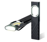 Wigearss Lampe de Travail COB, Mini Lampe de Poche d'Atelier, 8 Modes d'Éclairage et Crochet Magnétique, USB-C, Lampe d'Inspection COB pour l'Entretien, la Randonnée, les Urgences et le Camping