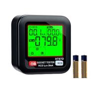 Wigearss Testeur de Prises avec Test RCD et écran LCD