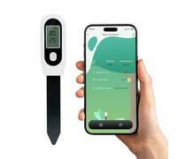 Wigearss Zigbee Capteur Testeur de Sol, Mesure d'Humidité pour Plantes, Moniteur de Température de l'Air, Mesure de la Lumière, Hygromètre Intelligent pour Plantes d'Intérieur