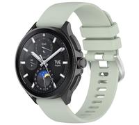 Wigento Bracelet de rechange en silicone brillant de qualité supérieure pour Xiaomi Watch S3 - Vert