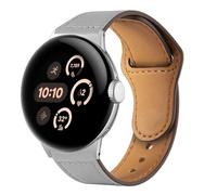 Wigento Bracelet en cuir pour Google Pixel Watch 4/3/2/1 41 mm avec boucle déployante de qualité supérieure, Eine Grösse, Cuir, Pas de pierre précieuse