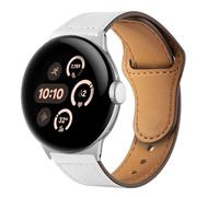 Wigento Bracelet en cuir pour Google Pixel Watch 4/3/2/1 41 mm avec boucle déployante de qualité supérieure, Eine Grösse, Cuir, Pas de pierre précieuse