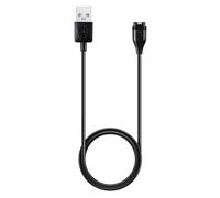 Wigento Câble de charge pour Garmin Venu 3 - Port USB - 1 m - Noir