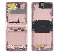 Wigento Cadre central pour Samsung Galaxy Z Flip 5G Rose Cadre Middle Frame Boîtier Accessoires Pièce de rechange