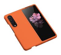 Wigento Coque de protection en silicone TPU pour Samsung Galaxy Z Fold4 Orange