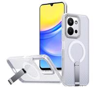 Wigento Coque de refroidissement pour Xiaomi Redmi 15C 5G / 4G Hybrid MagSafe & Stand Transparent