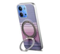 Wigento Coque magnétique pour Xiaomi Redmi 15C 4G / 5G, avec support rotatif MagSafe, protection complète de l'appareil photo, résistante aux chocs (violet)