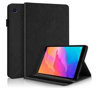 Wigento Étui de protection en cuir synthétique pour Huawei MatePad T8 8.4 Motif arbre Noir