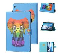 Wigento Étui de protection en cuir synthétique pour tablette Lenovo Tab M10 10,1" Motif 82