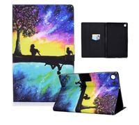 Wigento Étui de protection en cuir synthétique pour tablette Lenovo Tab M10 Plus 10,3" X606F Motif 9