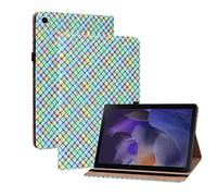 Wigento Étui de protection en cuir synthétique pour tablette Oppo Realme Pad 10.4 Motif arc-en-ciel