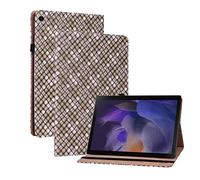 Wigento Étui de protection en cuir synthétique pour tablette Oppo Realme Pad 10.4 Motif Marron