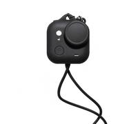 Wigento Étui de protection en silicone avec couvercle d'objectif pour accessoires Insta360 GO Ultra Lanyard