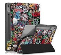 Wigento Étui de protection intelligent à 3 volets pour tablette Lenovo Tab P12 12,7"