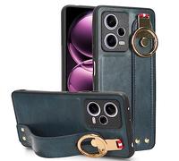 Wigento Étui de protection pour téléphone portable Xiaomi Redmi Note 12 Pro 5G avec brassard / anneau de support
