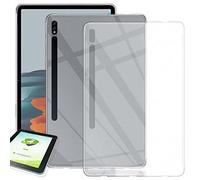 Wigento Étui transparent pour Samsung Galaxy Tab S9 Ultra / S8 Ultra + H9 0,3 mm 2,5D verre dur neuf