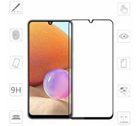 Wigento Film de protection blindé en verre dur pour Samsung Galaxy A15 1 x 3D Full LCD H9 Noir