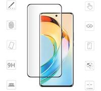 Wigento Film de protection d'écran incurvé 4D pour Honor Magic 6 Lite Full LCD H9 Noir