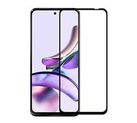 Wigento Film de protection en verre trempé pour Motorola Moto G23 2X 3D Full LCD H9 Noir