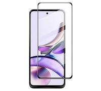 Wigento Film de protection en verre trempé pour Motorola Moto G73 2X 3D Full LCD H9 Noir