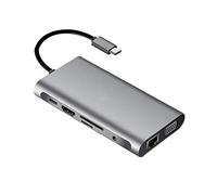 Wigento Hub USB multifonction 10 en 1 de type C USB 3.0 HDMI