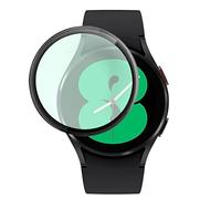 Wigento Lot de 2 films de protection d'écran LCD en PET PMMA 4D pour Samsung Galaxy Watch 4 44 mm