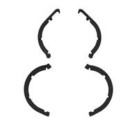 Wigento Lot de 4 housses de protection robustes pour drones DJI Neo 2 - Noir
