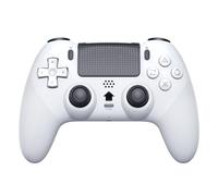 Wigento Manette gaming sans fil pour PlayStation 5, PS5 Pro et PS5 Slim avec écran OLED, macro et turbo, blanc