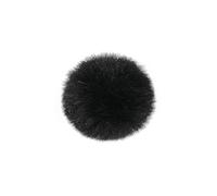 Wigento Pare-vent pour microphone DJI Mic Mini Noir avec clip noir Accessoire d'appareil photo