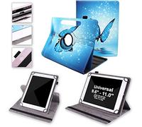 Wigento Pour Apple iPad 10,2" 2019/2020/2021 7e/8e/9e génération Rotation à 360 degrés Motif universel 8 Tablette Étui en cuir synthétique Étui