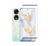 Wigento Pour Honor 90 Pro 2X 4D Premium 0,3 mm H9 Curved Verre dur blindé Noir Film de protection Étui neuf