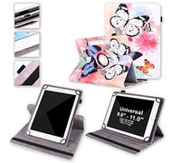 Wigento Pour Honor Pad X9 / X8 Rotation à 360 degrés Motif universel 3 Tablette Étui en cuir synthétique