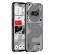 Wigento Pour Nothing Phone 2a GKK Skin Feel Cuir TPU Housse de Protection Accessoires Gris