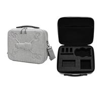 Wigento Sac de transport résistant aux chocs pour DJI Mini 5 Pro - Rangement résistant aux chutes - Gris