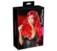Wigged Love Perruque de Cheveux Long Ondulé Rouge 63 cm