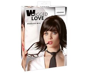 Wigged Love Perruque Joanne Noire à Franges
