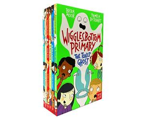 Wigglesbottom Primary Series 6 Books Collection (Le fantôme des toilettes, Le requin dans la piscine, Le hamster magique, Super chien, Le chat de la classe, Les lapins de la pause)