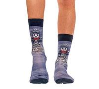 Wigglesteps Chaussettes pour homme Panda Moto Rider - Taille unique (41-46)