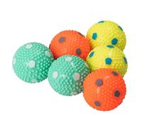 WIGGLYTAIL Lot de 6 balles interactives pour chiens de petite taille et chiots - Lanceur automatique de balles de 5,1 cm