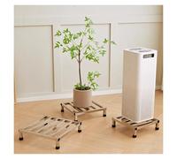 WIGING Base Surélevée pour Climatiseur, Meubles Support pour Appareils Électroménagers, Acier Inoxydable Étagère Au Sol Support Inférieur pour Entrepôts Garage Cuisines Magasins(40x40x10cm)