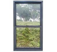 WIGING Fenêtre Coulissante Verticale, Fenêtre Coulissante Haut/Bas avec Vitre pour Abris De Jardin, Poulailler, Maisonnette Débarras Encastré Remplacement De Fenêtres