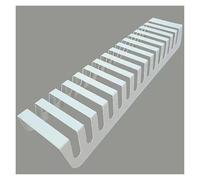 WIGING Métal Carrelage Présentoir, Tout-en-Un Bureau Carrelage Échantillon Rack De Rangement pour Placer des Matériaux De Construction, Verre, Multicouche Plaque en Bois Support Organisateur(White,D)