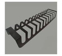 WIGING Métal Carrelage Présentoir, Tout-en-Un Bureau Carrelage Échantillon Rack De Rangement pour Placer des Matériaux De Construction, Verre, Multicouche Plaque en Bois Support Organisateur(Black,C)