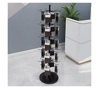 WIGING Présentoir De Chaussettes, Au Sol Tournant Multicouche Vêtements Présentoirs avec Socle, Le Fer Bijoux Pendentif Présentoir pour Les Magasins De Vêtements (Color : Black, Size : 5Layer)