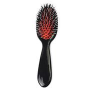 Wiginway Peignes pour perruques à cheveux - Brosses en nylon pour perruques en cheveux humains - Brosse à poils de sanglier - Brosse à manche ellipse - Brosse de massage pour salon de coiffure (L)