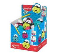 Maped Taille-crayon WIGO 17711 Croc Croc Signal – différentes couleurs, 1 pièce