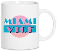 wigoro Miami Vice Gym Céramique Blanc Tasse Cup Mug