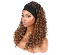 Wigs Perruque sans fesses | Perruque longue en dentelle bouclée avec capuche respirante | Tête à la mode Extensions de cheveux réalistes