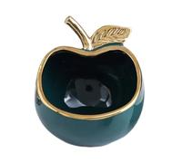 WIGSELBL Bol à fruits en céramique pour table basse, plateau à bijoux en céramique, bol de service pour table à manger, bol décoratif moderne pour décoration d'intérieur (vert)
